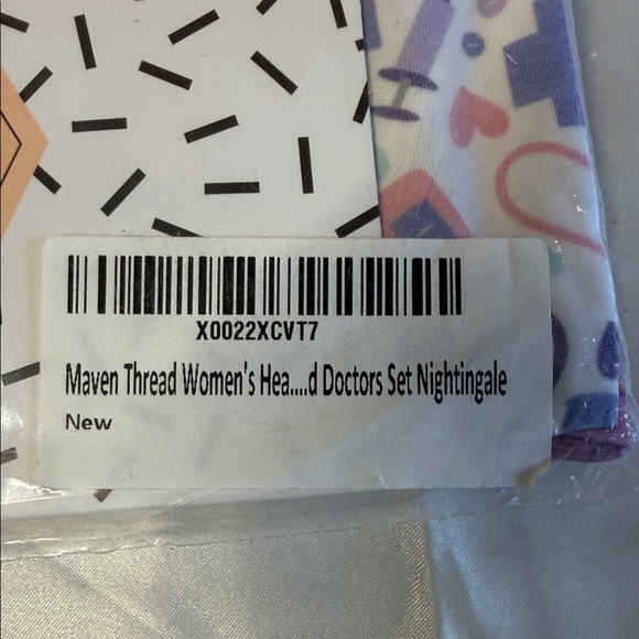 Maven Thread Multicolor Patterned Hair Scarf - Picture 2 of 7